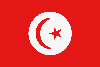 Tunesisch lernen Flagge